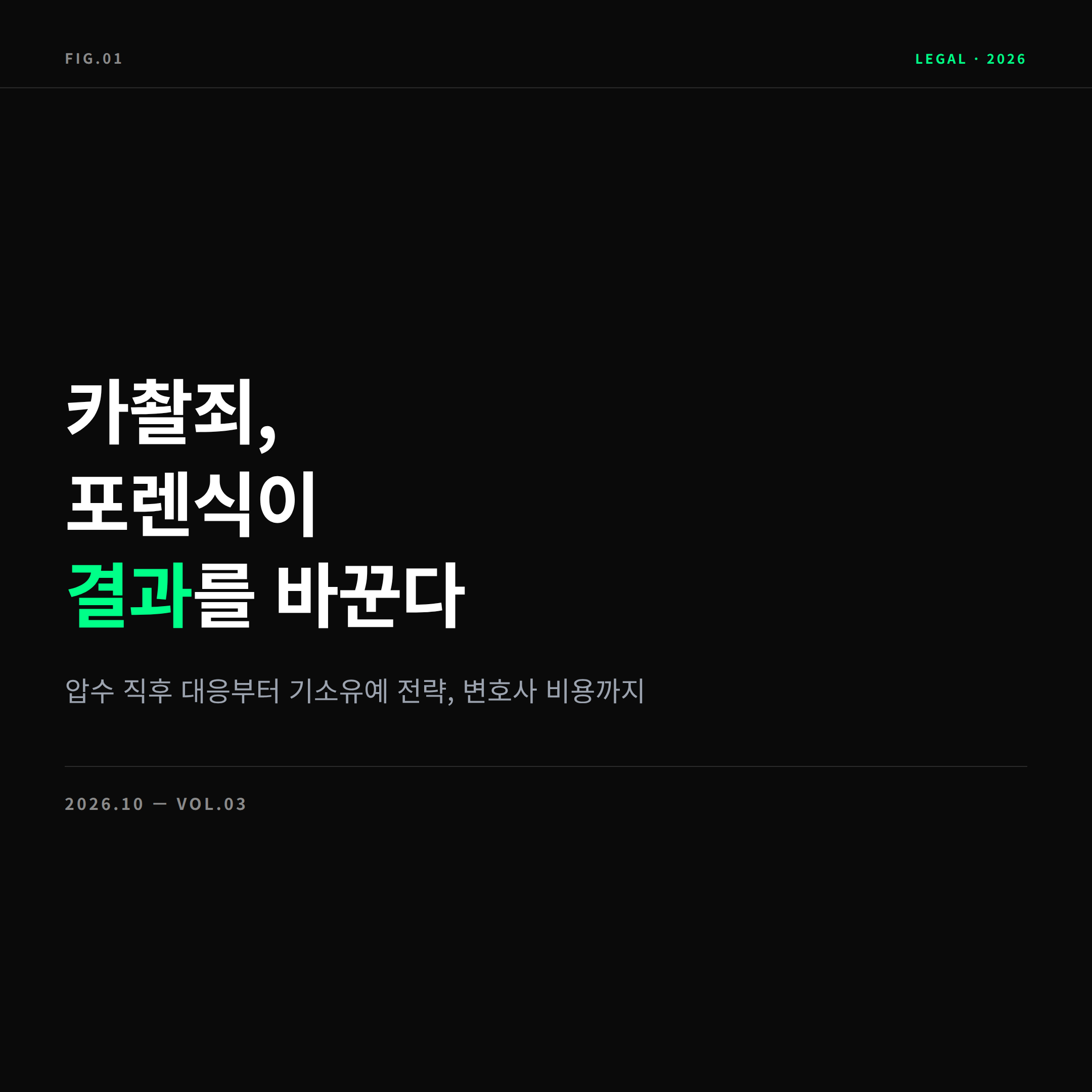 카촬죄 경찰 조사 대응법 표지