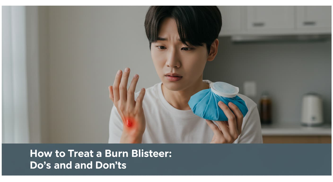 화상 물집 터트리기, 절대 하지 말아야 할 이유