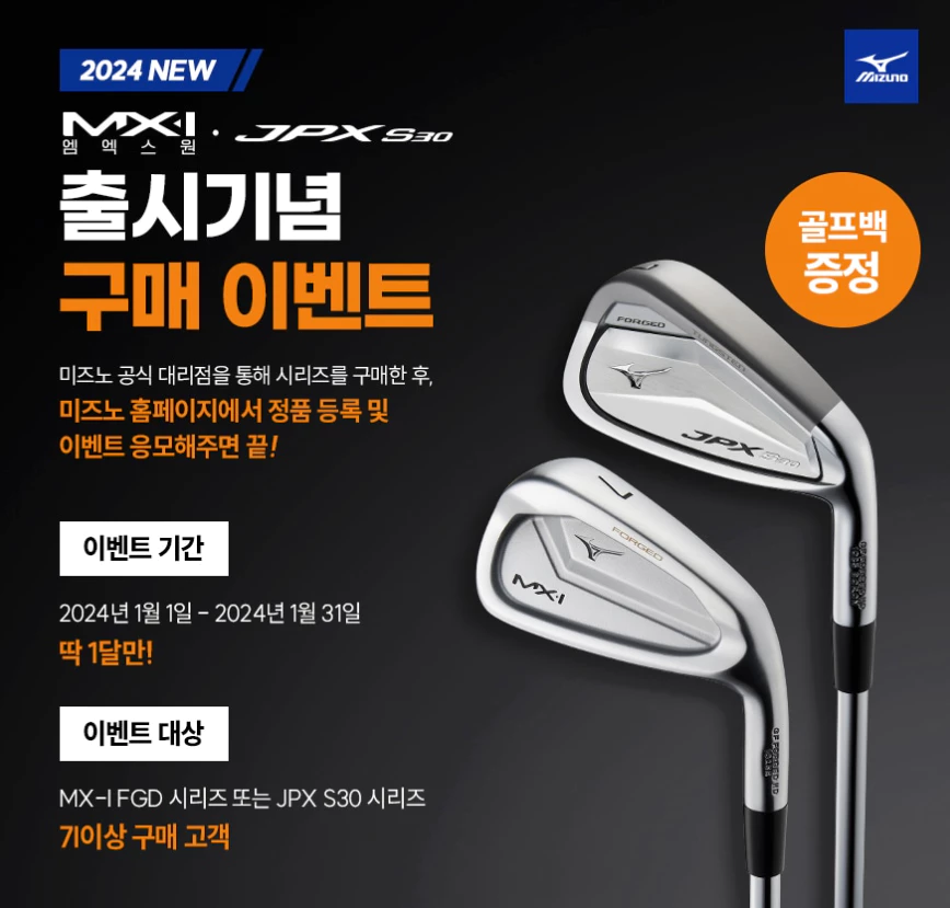 미즈노 JPX S30 포지드 여성용
