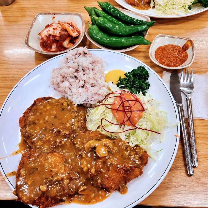 나혼자산다 나혼산 선정릉 논현 기사식당 옛날 돈가스 맛집