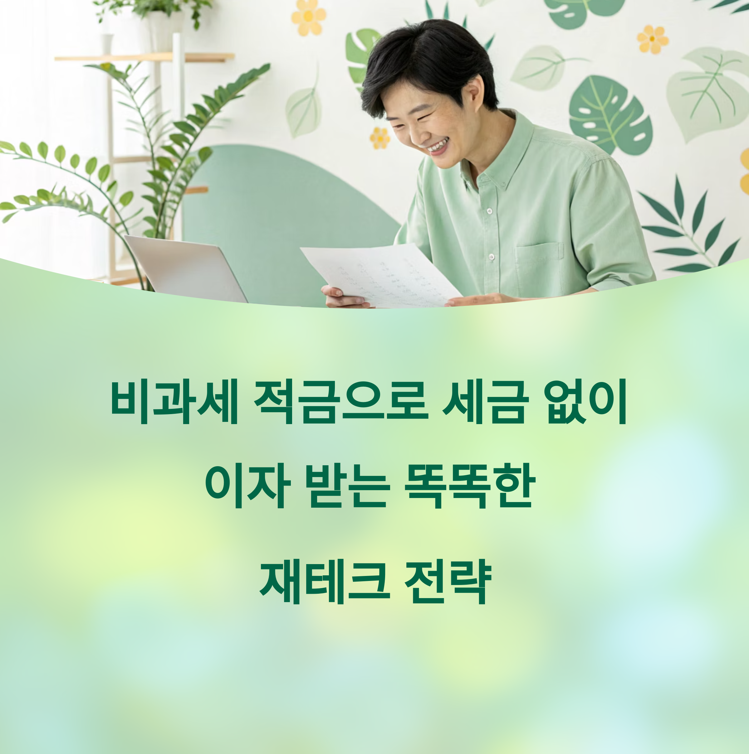 비과세 적금으로 세금 없이 이자 받는 똑똑한 재테크 전략