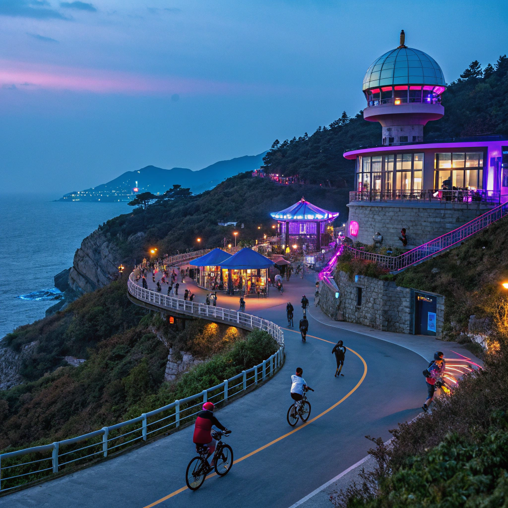 낮과 밤이 모두 빛나는 동해 도째비골: 스카이밸리부터 야경까지 완벽 가이드!
