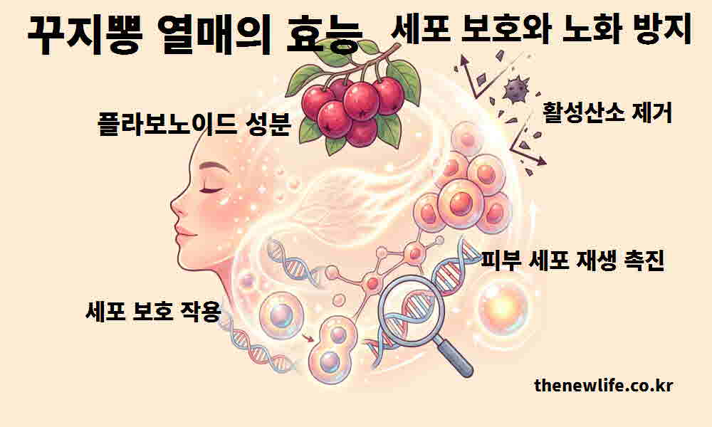 꾸지뽕 열매 효능 세포 보호 노화 방지