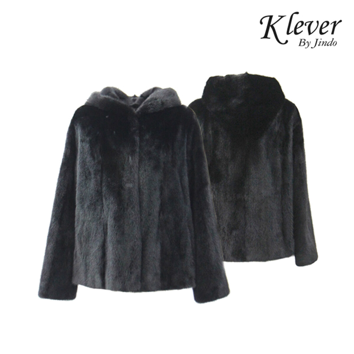 진도 끌레베 휘메일 풀스킨 밍크 코트 - EJ99