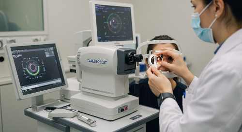 실제 조절굴절마비검사 후기