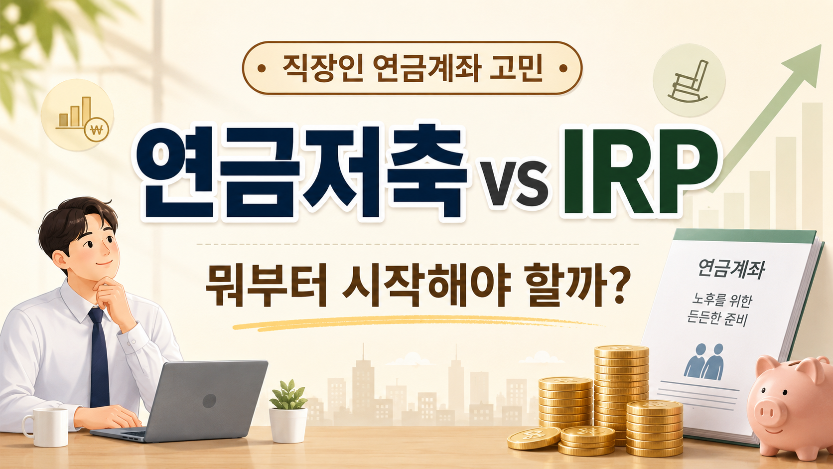 직장인을 위한 연금저축과 IRP 차이 비교 정리 이미지