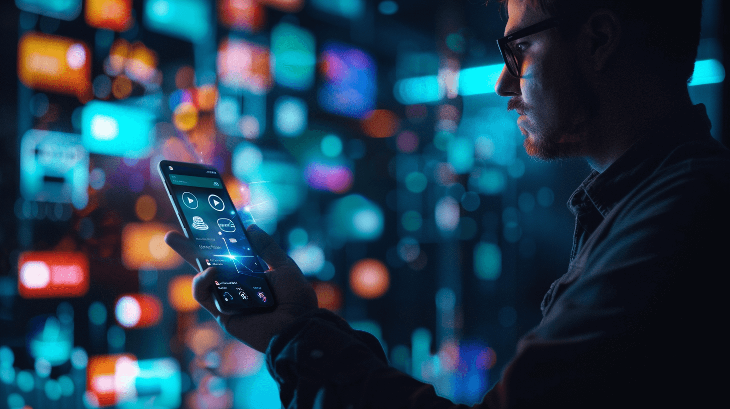 스마트폰을-확인중인-남성