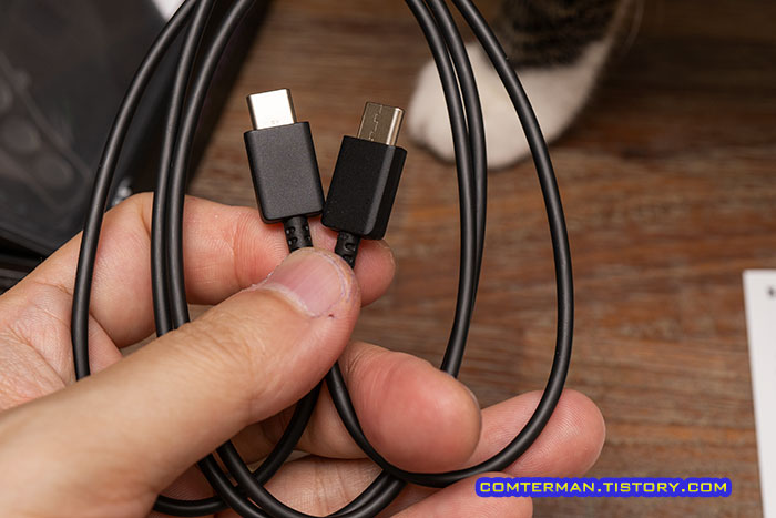 갤럭시S21 번들 USB-C to C 케이블