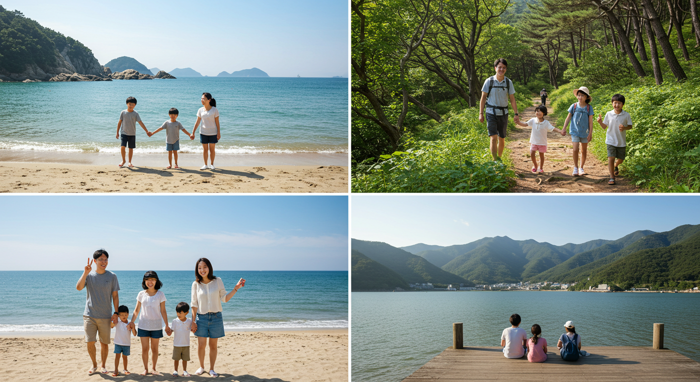 강원도 가족여행 2박 3일: 바다, 산, 호수 즐기기