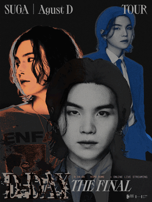 2023 BTS 슈가 콘서트 Agust D TOUR D-DAY THE FINAL 포스터