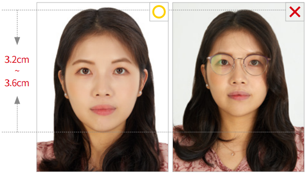 여권사진 샘플