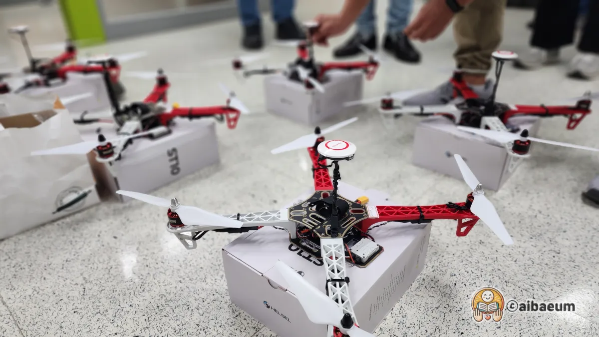 빌드업-완료된-쿼드콥터드론-F740