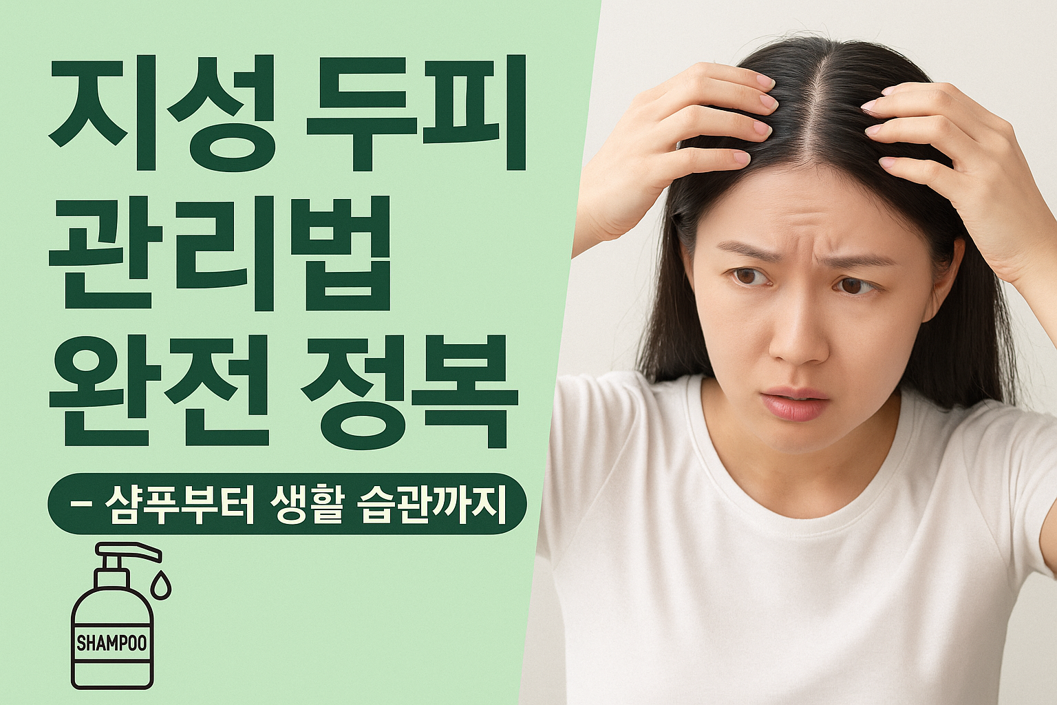 지성 두피 관리법