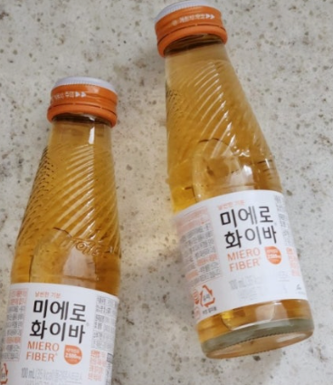 섬유소가 들어간 미에로화이바&amp;#44; 맛있는 변비 음료!
