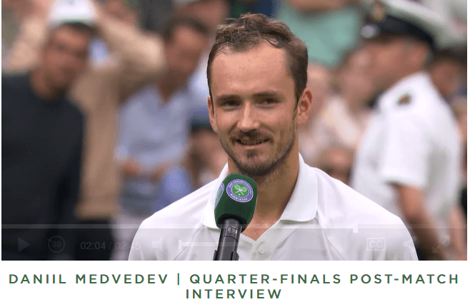 2024 윔블던 테니스대회 8강 결과 4강 대진표