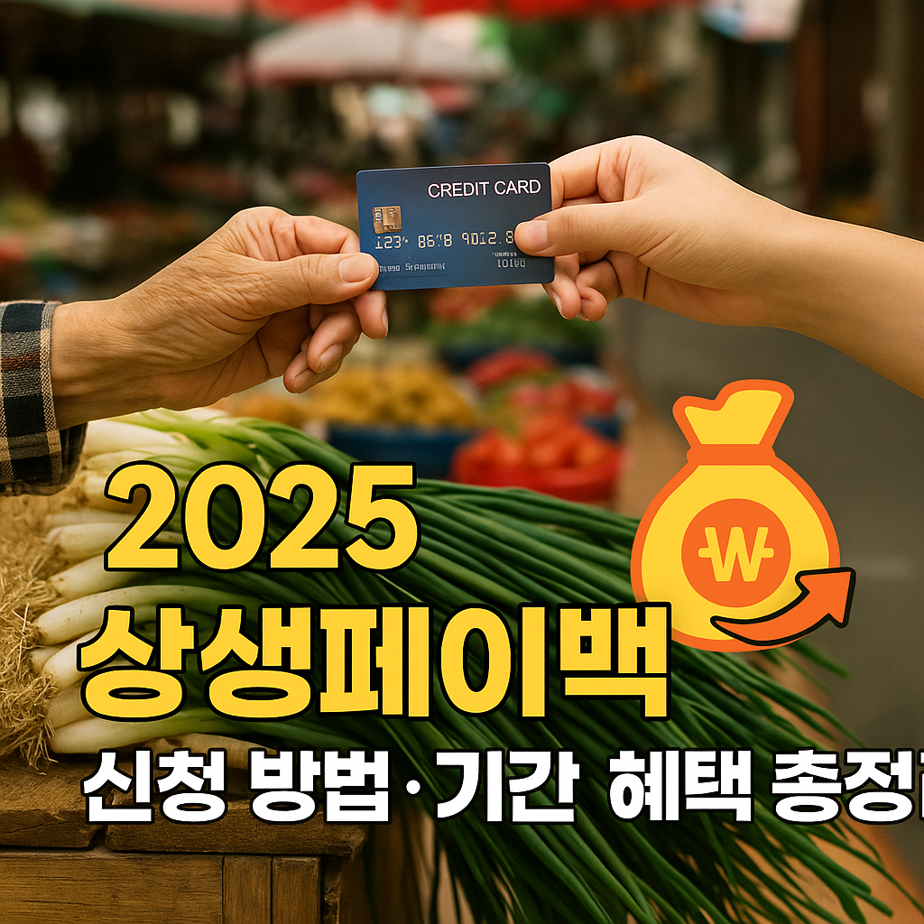 2025상생페이백 신청방법 기간 혜택 문구와 카드 이미지