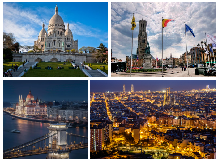 성당-첨탑-풍경