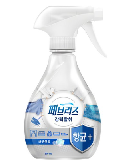 페브리즈 항균플러스 섬유탈취제 370ml 제품 모습
