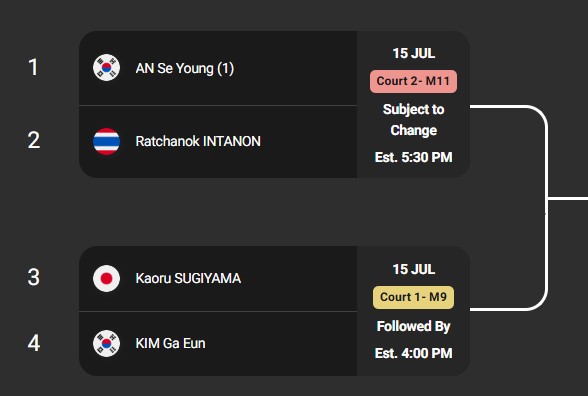 badminton-schedule