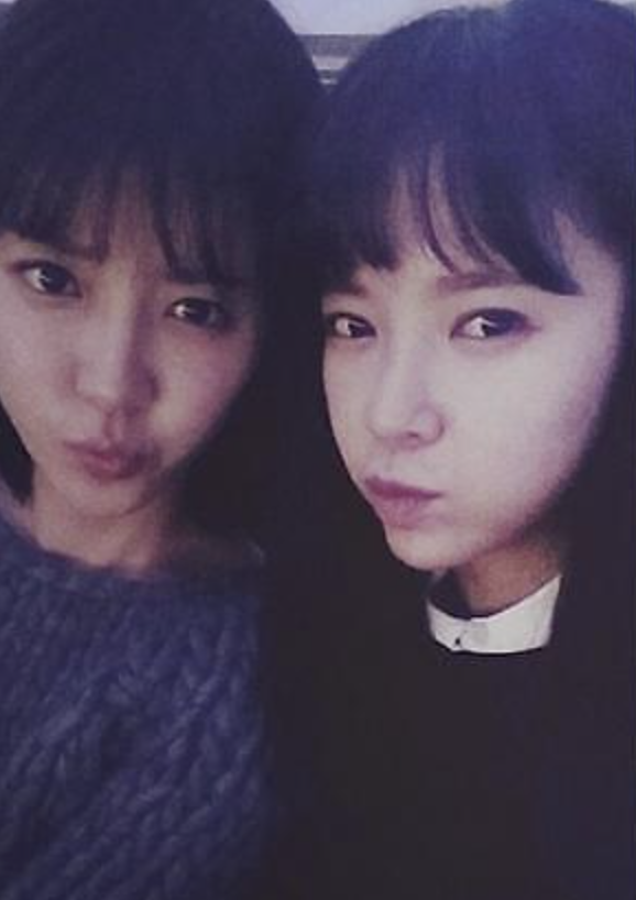 박한별 황정음 셀카