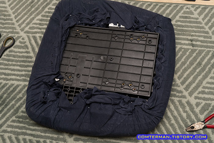 듀오백 천커버 교체