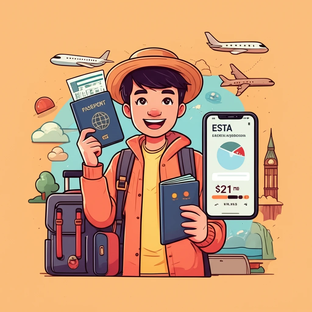 ESTA 21달러! 공식 사이트 아니..