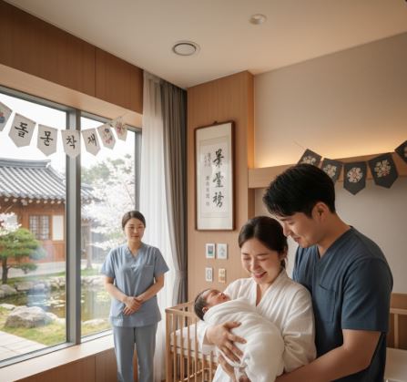 아기와 부모의 첫 만남