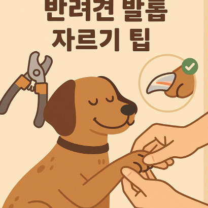 [반려견건강] 강아지 발톱 자르기 스트레스 줄이는 7가지 팁