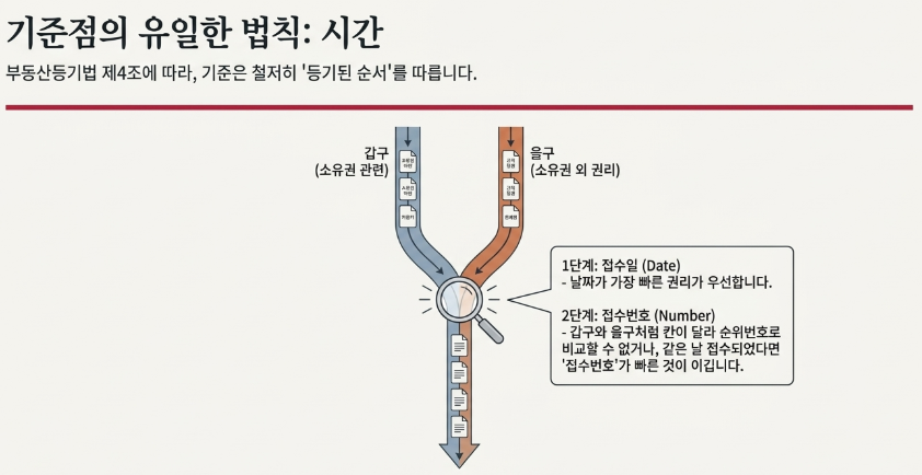 기준점의 법칙 : 시간, 등기된 순서