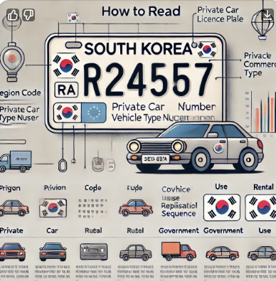 자동차 번호판 숫자로 알 수 있는 차량 정보 관련 사진