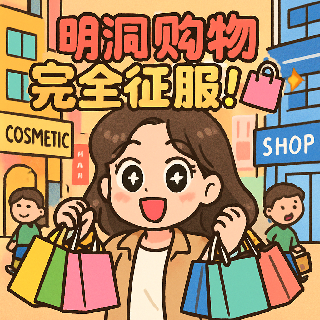 明洞购物完全征服!🛍️✨