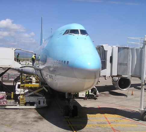 대한항공 비행기 모습