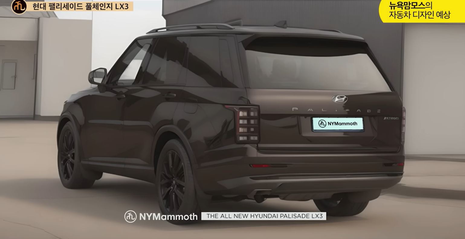 현대자동차 팰리세이드 풀체인지(LX3) 예상도