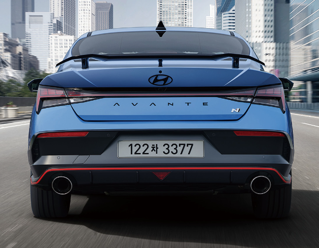 더 뉴 아반떼N 디자인 및 색상