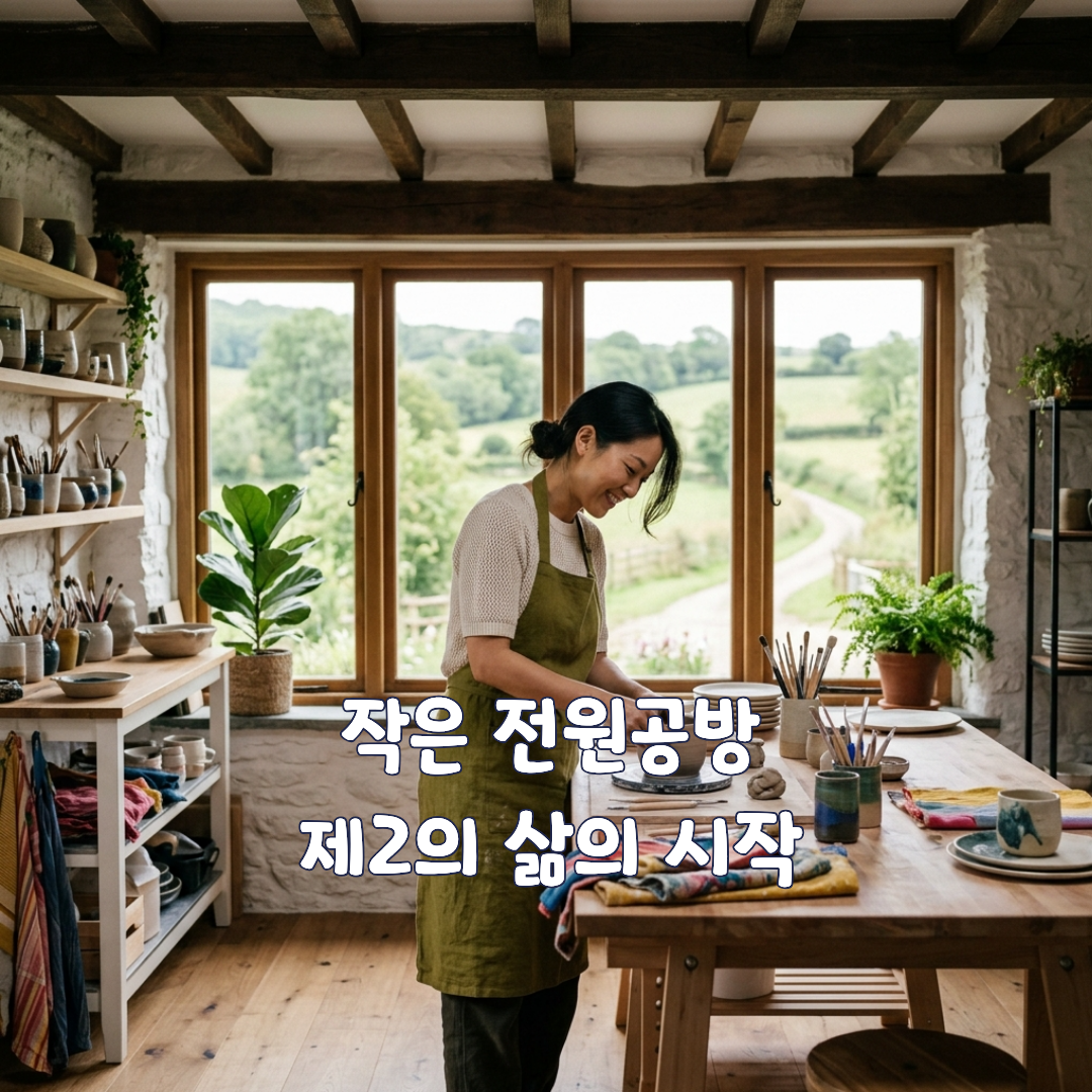 작은 전원공방은 제2삶이 되기도 합니다.