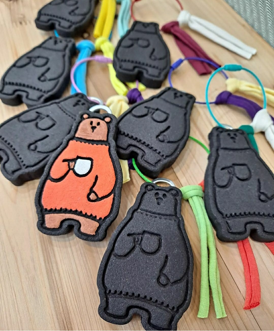커피박 키링 곰