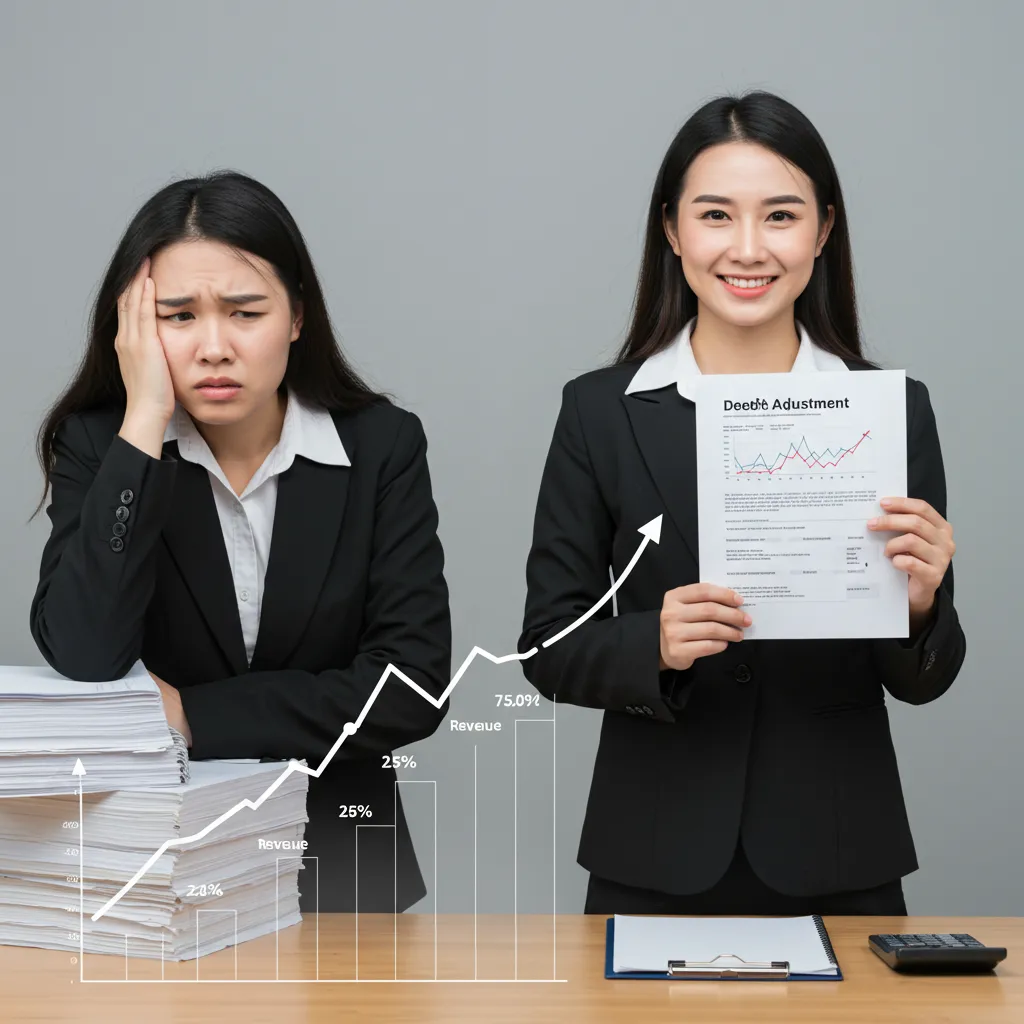 채무조정 신청 햐는 여자 소상공인