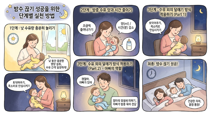 밤수 끊기 성공을 위한 단계별 실천 방법
