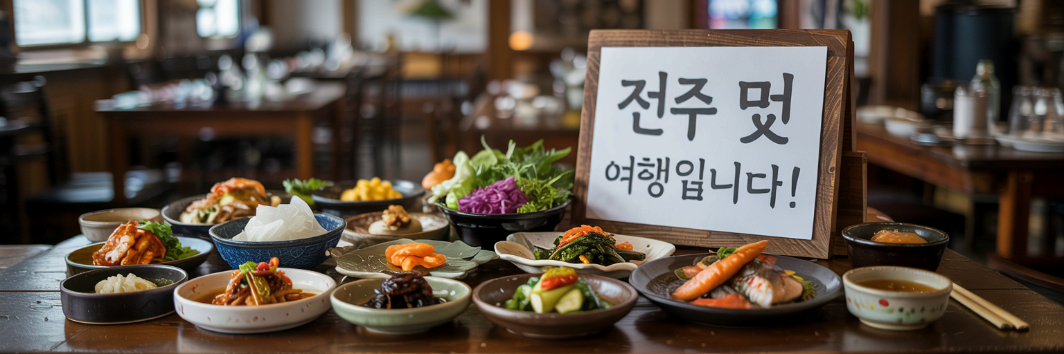 전주 백반 정식 구성