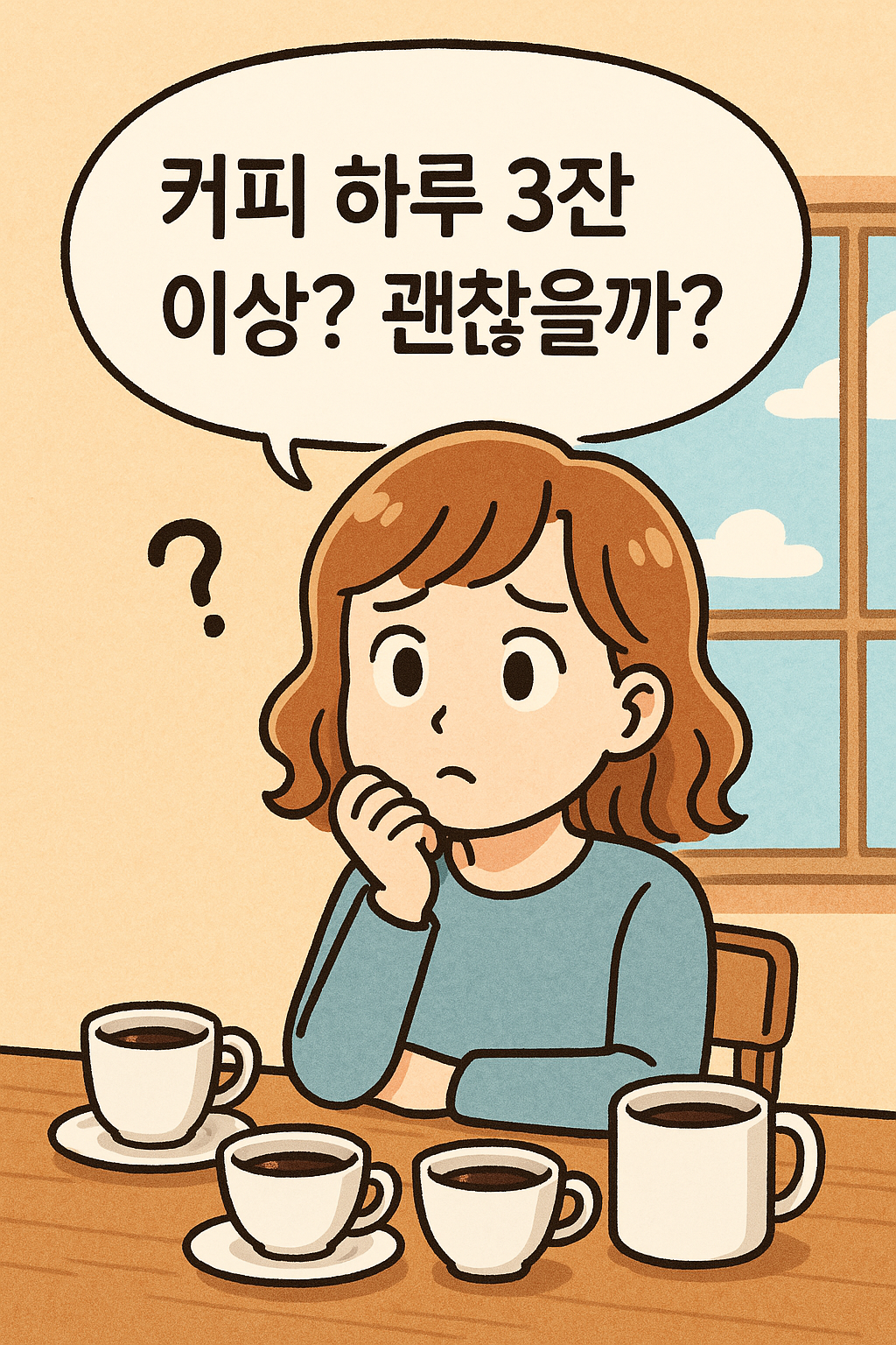 커피 하루 3잔 이상? 괜찮을까?