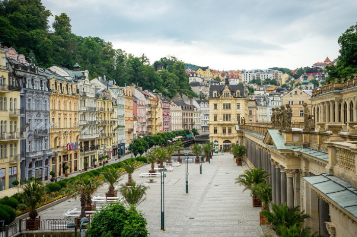 체코 카를로비바리 도시 사진