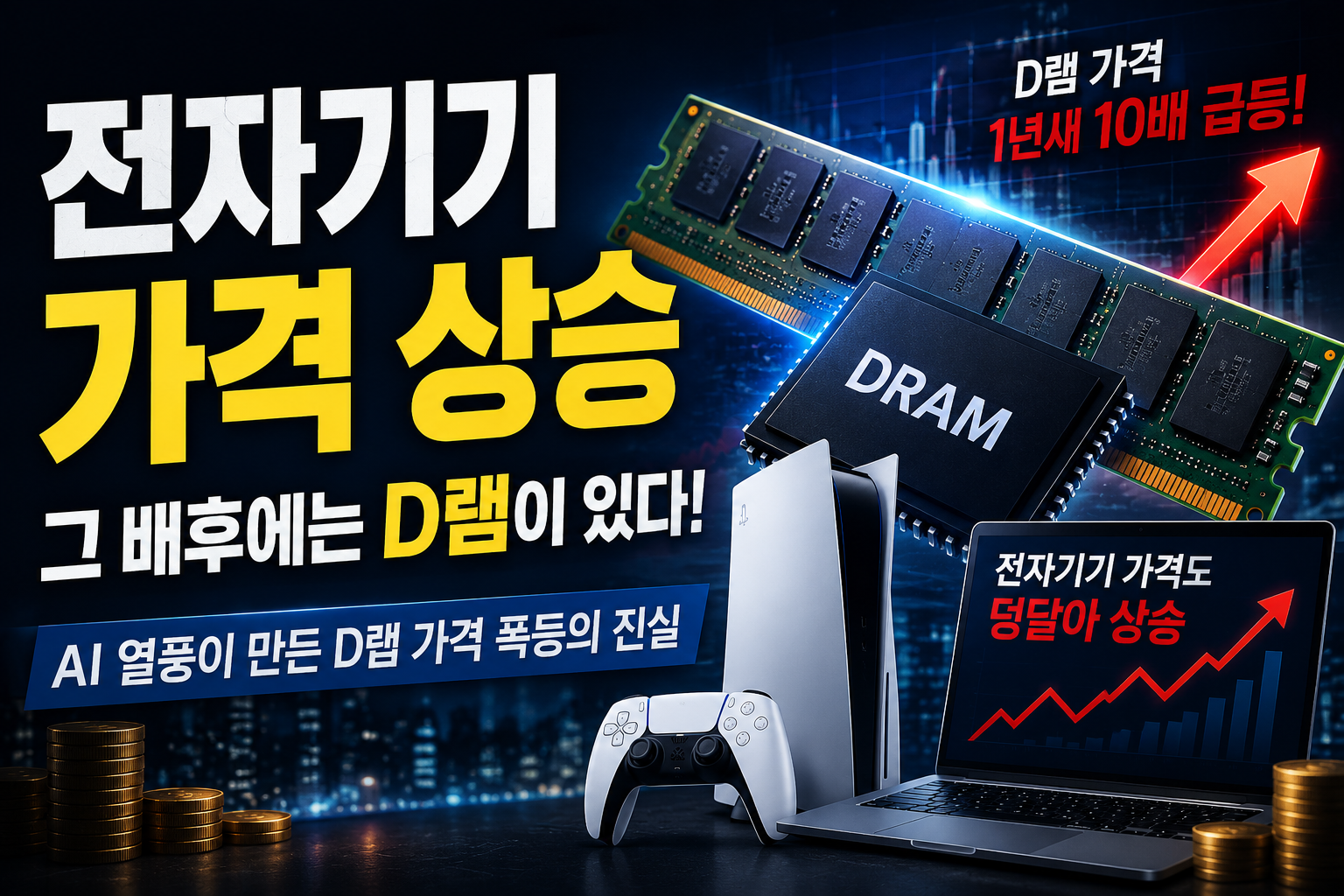 상승의 숨은 이유가격, D램