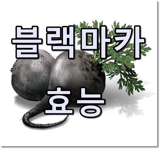 블랙마카 효능 텍스트 썸네일 이미지