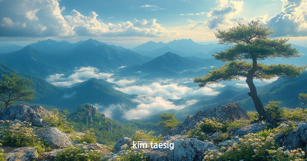 백운산의 사계절