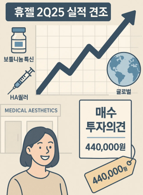 2025년 휴젤(145020) 투자 전략 완전 분석: 글로벌 톡신 시장 진출과 제품 경쟁력으로 성장 가속화