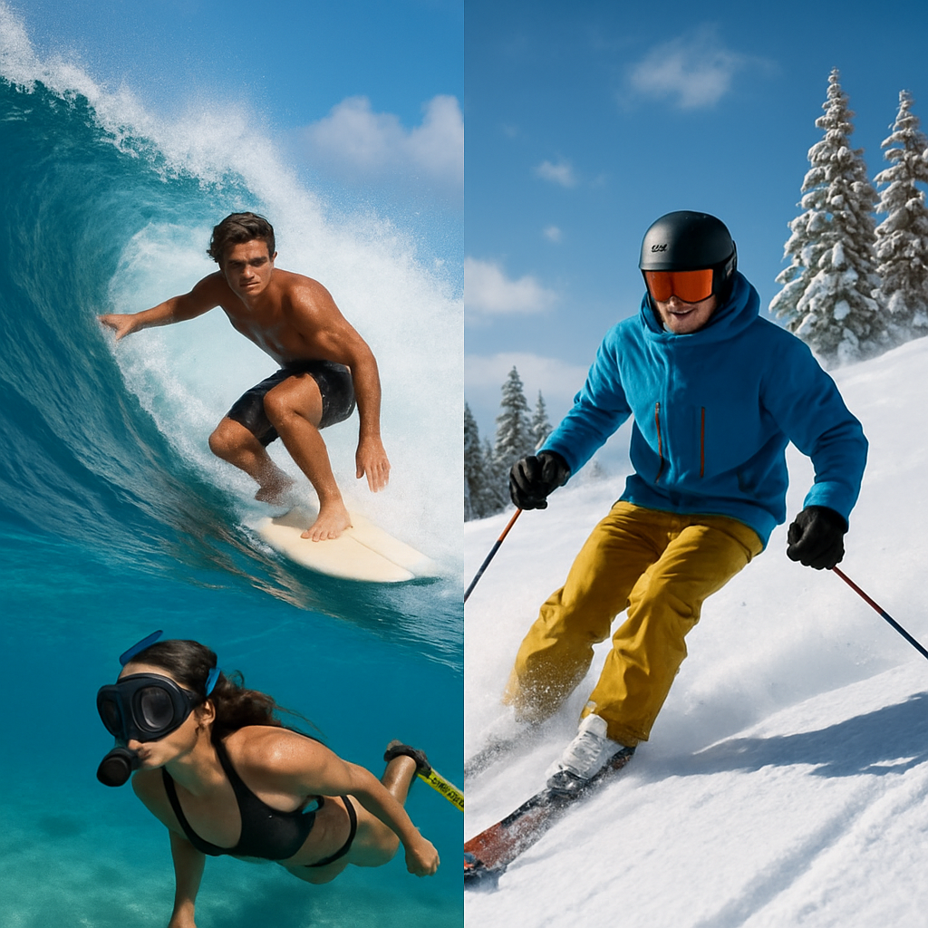 여름 겨울 액티비티