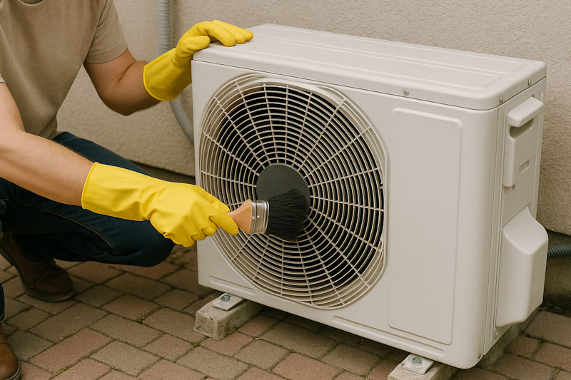 실외기 청소, 안전하게 하는 법