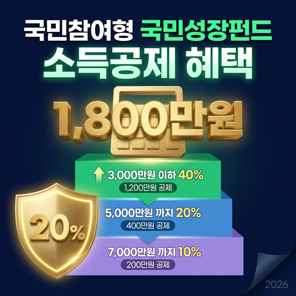 국민참여형 국민성장펀드 소득공제