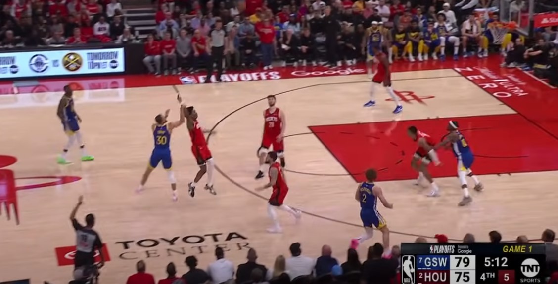 NBA 플레이오프 1차전 골든스테이트 vs 휴스톤 로케츠