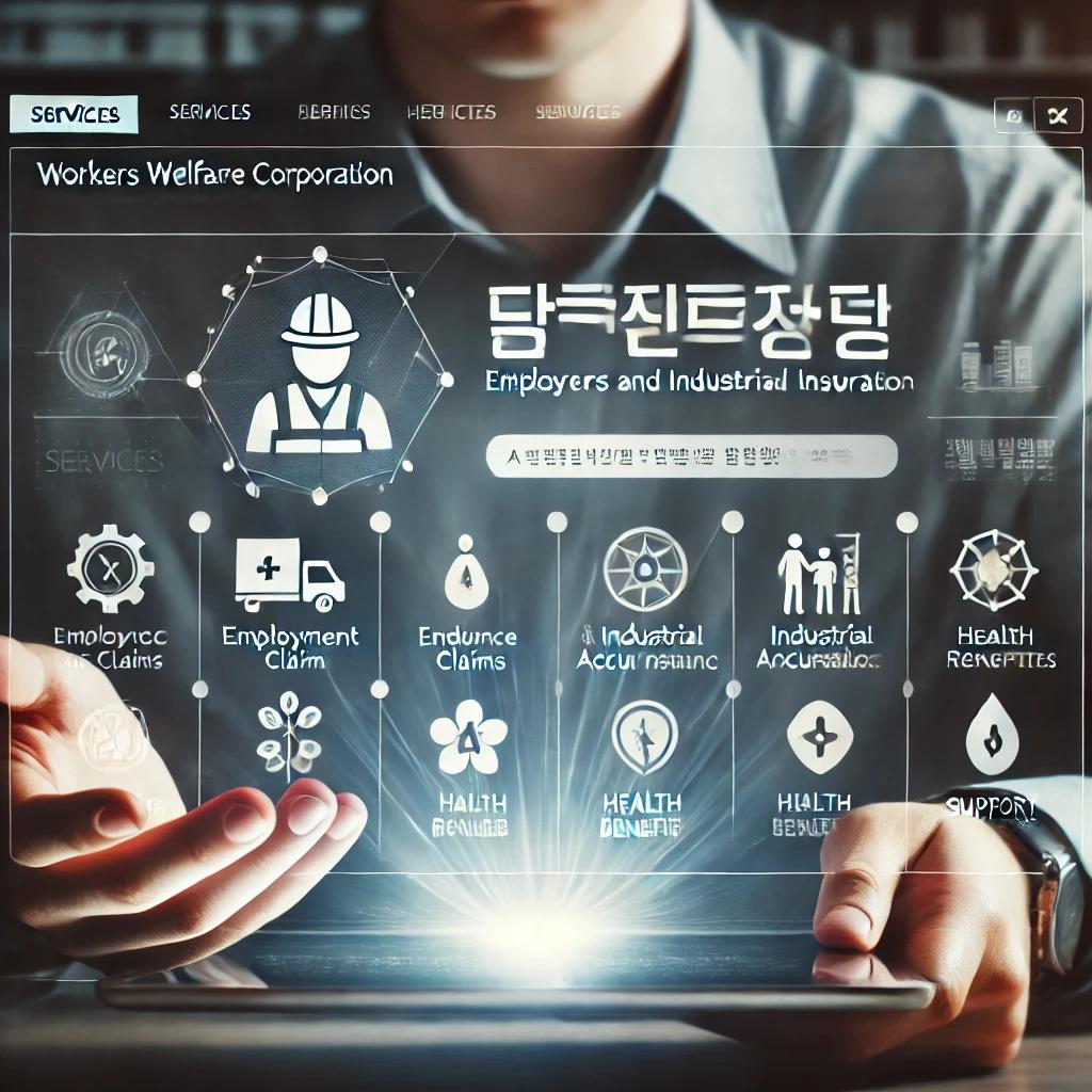 근로복지공단 고용 산재보험 토탈서비스 사이트